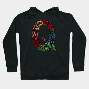 Q Aboriginal Art Hoodie